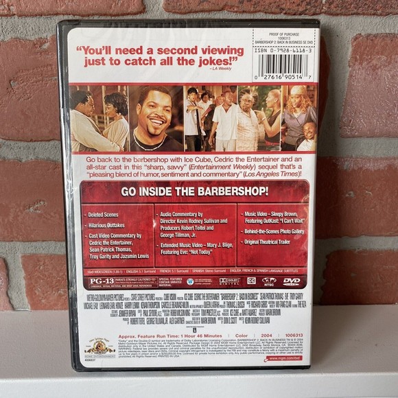 Barbershop 2: Back in Business ( DVD 2005 Special Edition ) Movie Film NEW - Picture 2 of 3